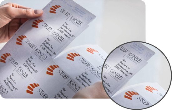 AVERY® doelformulier Verzendetiketten, ondoorzichtig, rechthoekig, voor alle laserprinters van verschillende formaten, wit, voor alle laserprinters.