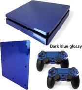 Dark Blue Glossy - PS4 Slim skin