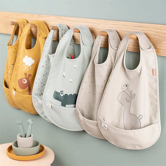 Done by Deer slabbetje set van 2 - Ozzo powder van Done by Deer — afbeelding 5