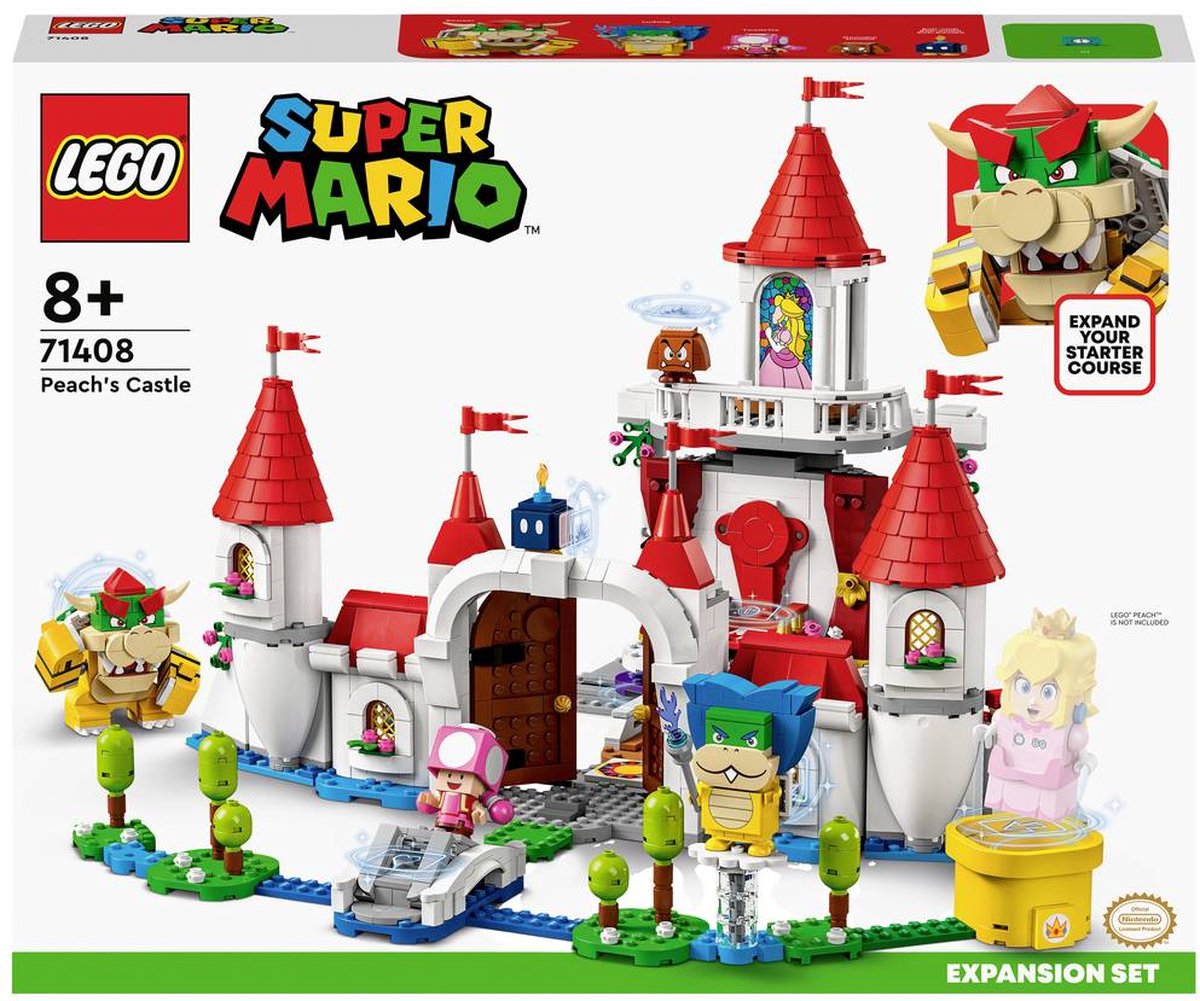 LEGO Super Mario Uitbreidingsset: Peach' kasteel - 71408 | bol.com