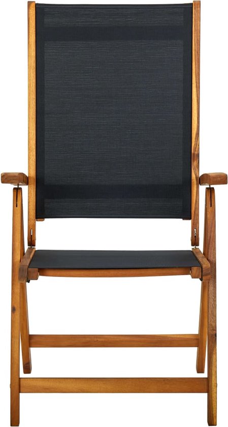 vidaXL Tuinstoelen 2 st inklapbaar 44x50x88 cm massief acaciahout, houten tuinstoel, klapstoel, tuinmeubels, massief houten tuinstoel, terrasmeubels