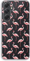 Case Company® - Hoesje geschikt voor Samsung Galaxy A54 hoesje - Flamingo - Soft Cover Telefoonhoesje - Bescherming aan alle Kanten en Schermrand