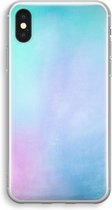 Case Company® - Hoesje geschikt voor iPhone X hoesje - Mist pastel - Soft Cover Telefoonhoesje - Bescherming aan alle Kanten en Schermrand