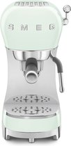 Bol.com SMEG ECF02PGEU - Handmatige espressomachine - Watergroen - Stoompijp aanbieding