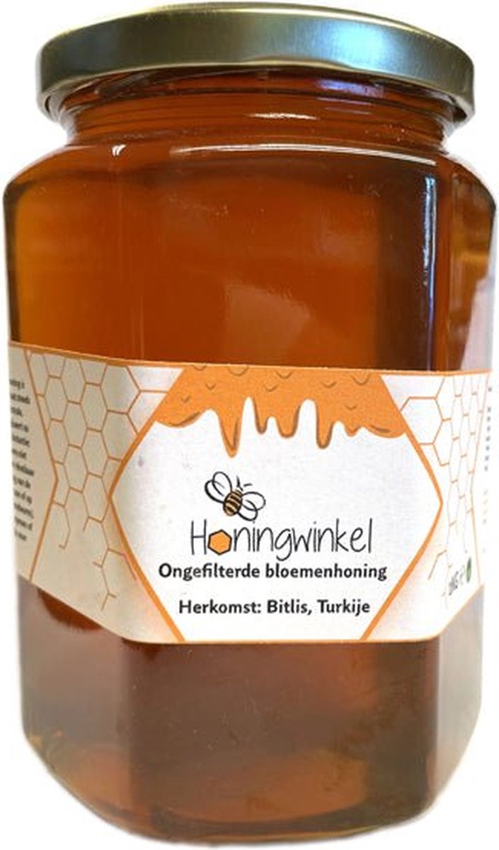 Distel met bloemenhoning 450g Turkije Honingwinkel (vloeibaar)