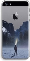 Case Company® - Hoesje geschikt voor iPhone 5 / 5S / SE (2016) hoesje - Wanderlust - Soft Cover Telefoonhoesje - Bescherming aan alle Kanten en Schermrand