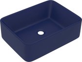 vidaXL-Wastafel-41x30x12-cm-keramiek-mat-donkerblauw