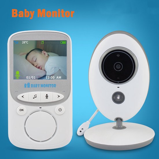 Babystar Babyfoon met camera en nachtzicht, 3,2 inch scherm