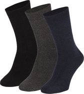 Apollo - Thermo sokken - Multi kleuren - 3-Pack - Maat 46/48 - Warme sokken - Thermosokken heren - Thermosokken dames