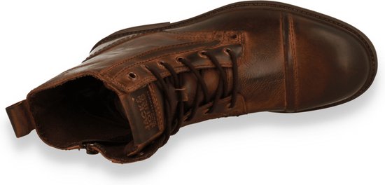 Jack & Jones Heren Howard Leather Boot Cognac COGNAC 44