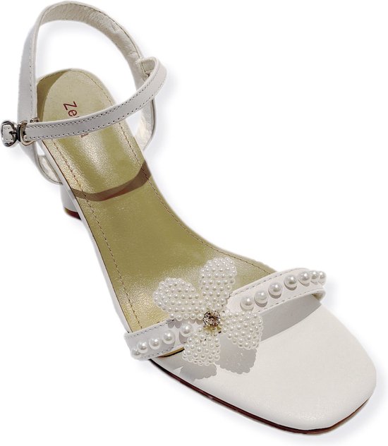 ZERBA Sandale Femme - Taille 41 - Cuir Wit - Sussia