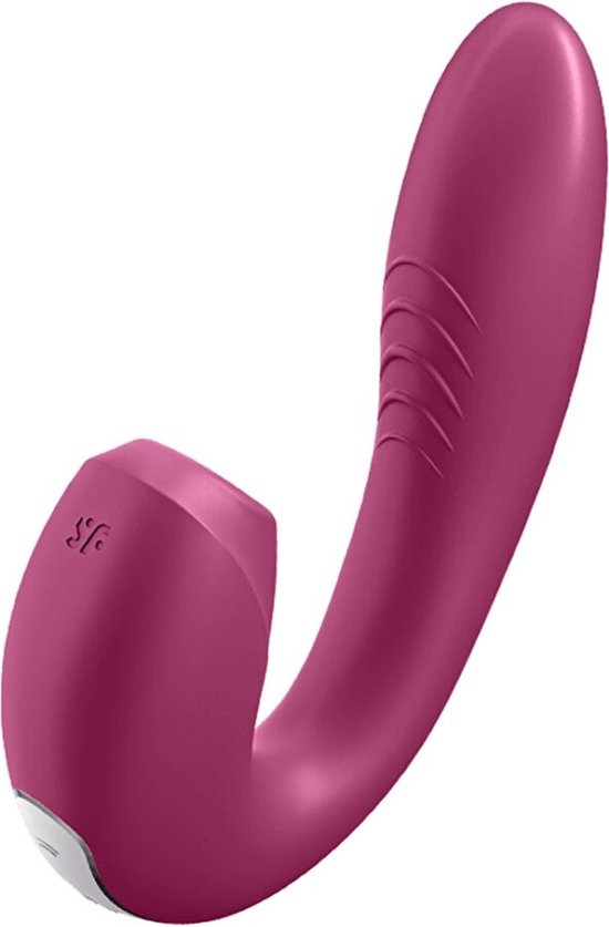 Foto: Satisfyer drukgolfvibrator konijn sunray 15 cm met app waterdicht oplaadbaar huidvriendelijke siliconen