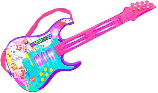 Jouet musical Barbie Microphone Guitare pour Enfant – Innalo