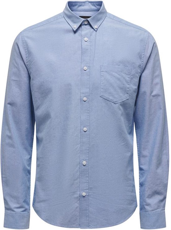 ONLY & SONS ONSALVARO LS OXFORD SHIRT Heren Overhemd - Maat XL
