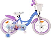 Vélo pour enfants La Disney Frozen - Filles - 16 pouces - Blauw/ Violet