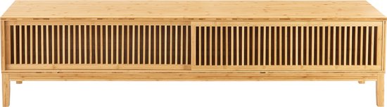 Meuble TV Videbæk bambou 140x40x38 cm