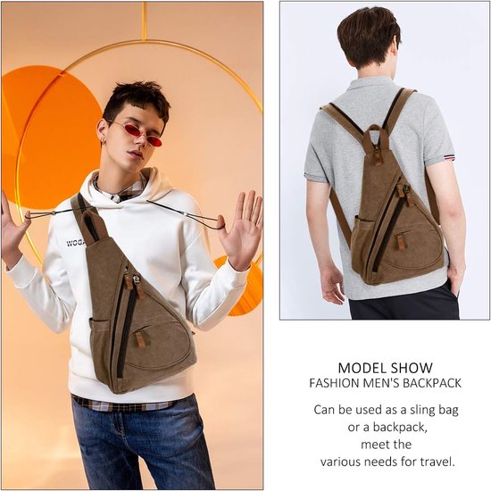 Sling on sale canvas bag
