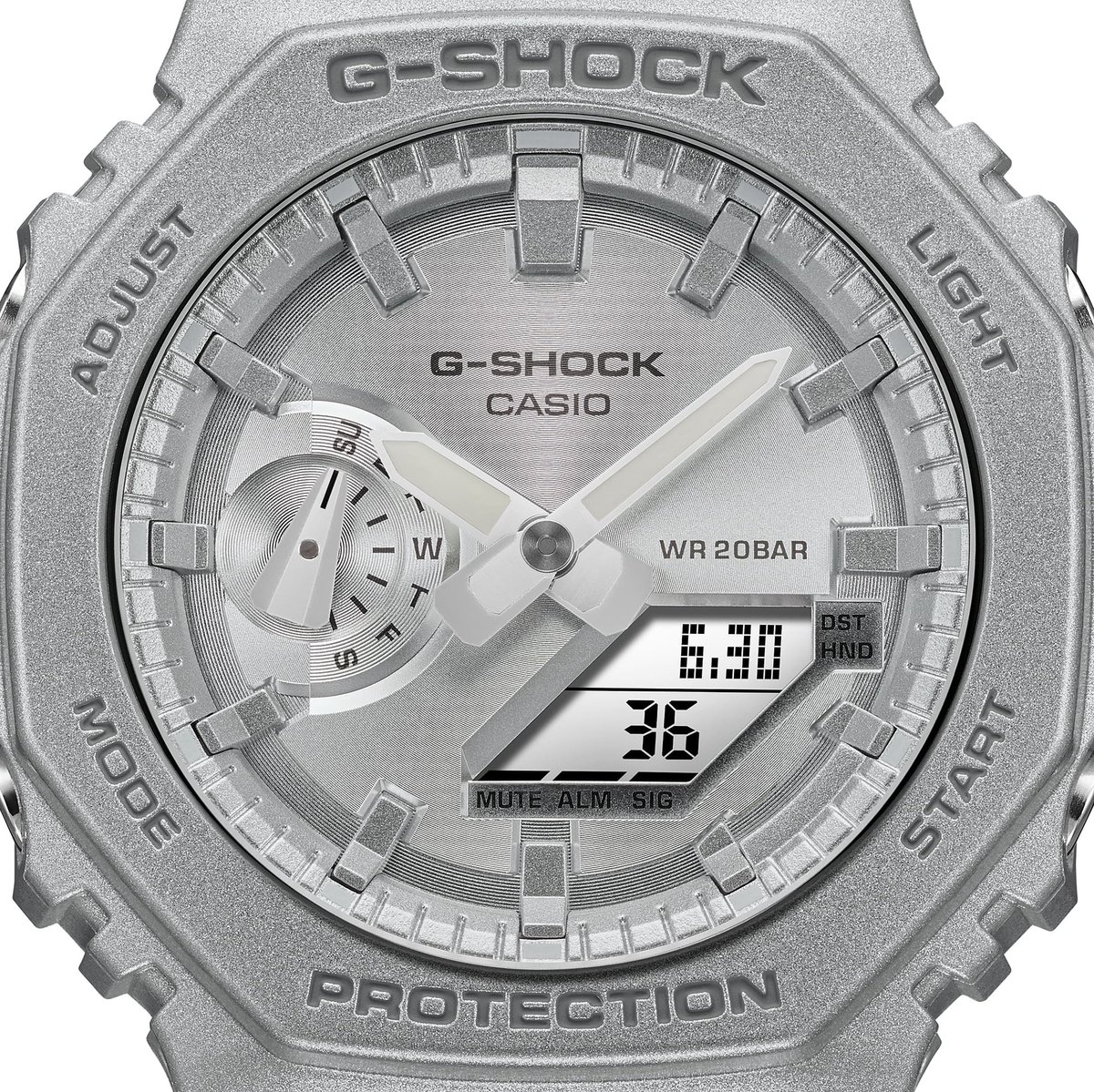 Casio G-Shock GA-2100FF-8AER Horloge - Kunststof - Zilverkleurig - Ø 41 mm