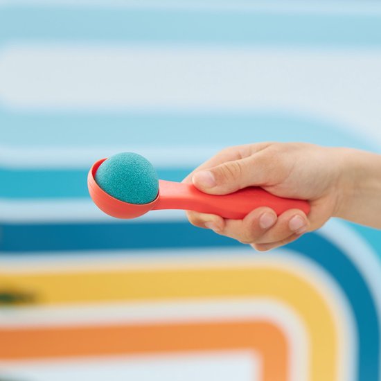 Kinetic Sand - Ultimate Sandisfying-set met 907 g roze geel en blauwgroen speelzand - met 10 vormen en gereedschappen - Sensorisch speelgoed