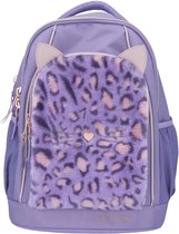 12150 TOPModel Lilac Leo Love - schoolrugzak voor kinderen, met leo patroon in paars, pluche en oren, tas met verstelbare riemen en label