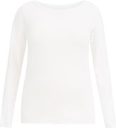 WE Fashion Dames organic cotton T-shirt - Curve