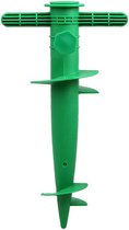 Parasolharing - groen - kunststof - D22-32 mm x H31 cm