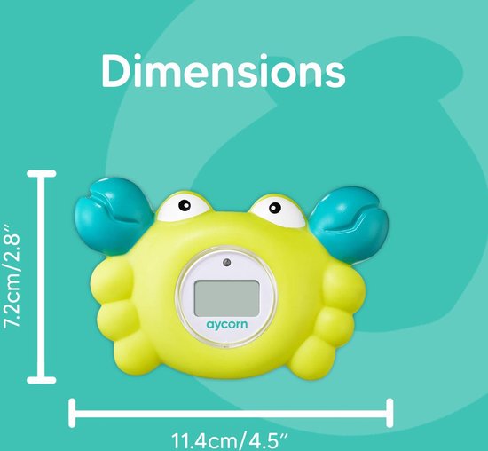 Digitale douche waterthermometer met LED-display