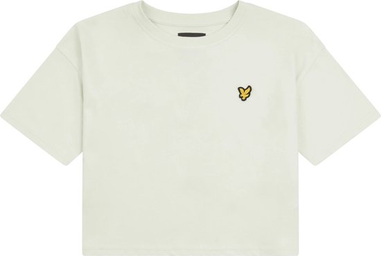 Lyle & Scott Boxy Ss W/b Long Tee T-shirts & T-shirts Filles - Chemise - Vert - Taille 122/128