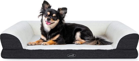 Pecute Lit orthopédique pour chien, canapé ergonomique pour chien, 76 x 58  x 18 cm,... | bol.com