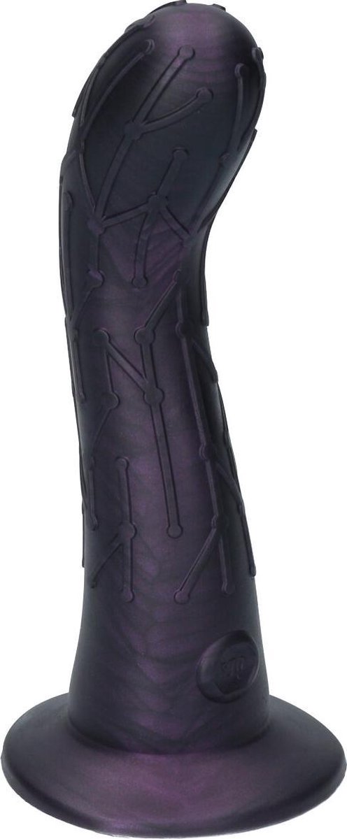 Goedkoopste Ylva & Dite - Cryptodite - Siliconen G-spot / Anale dildo - Made in Holland - Donker Paars Metallic