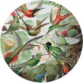 Plexiglasschilderij Hummingbirds Ø 70 cm