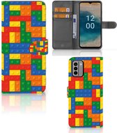 Bookcase Nokia G22 Smartphone Hoesje Blokken
