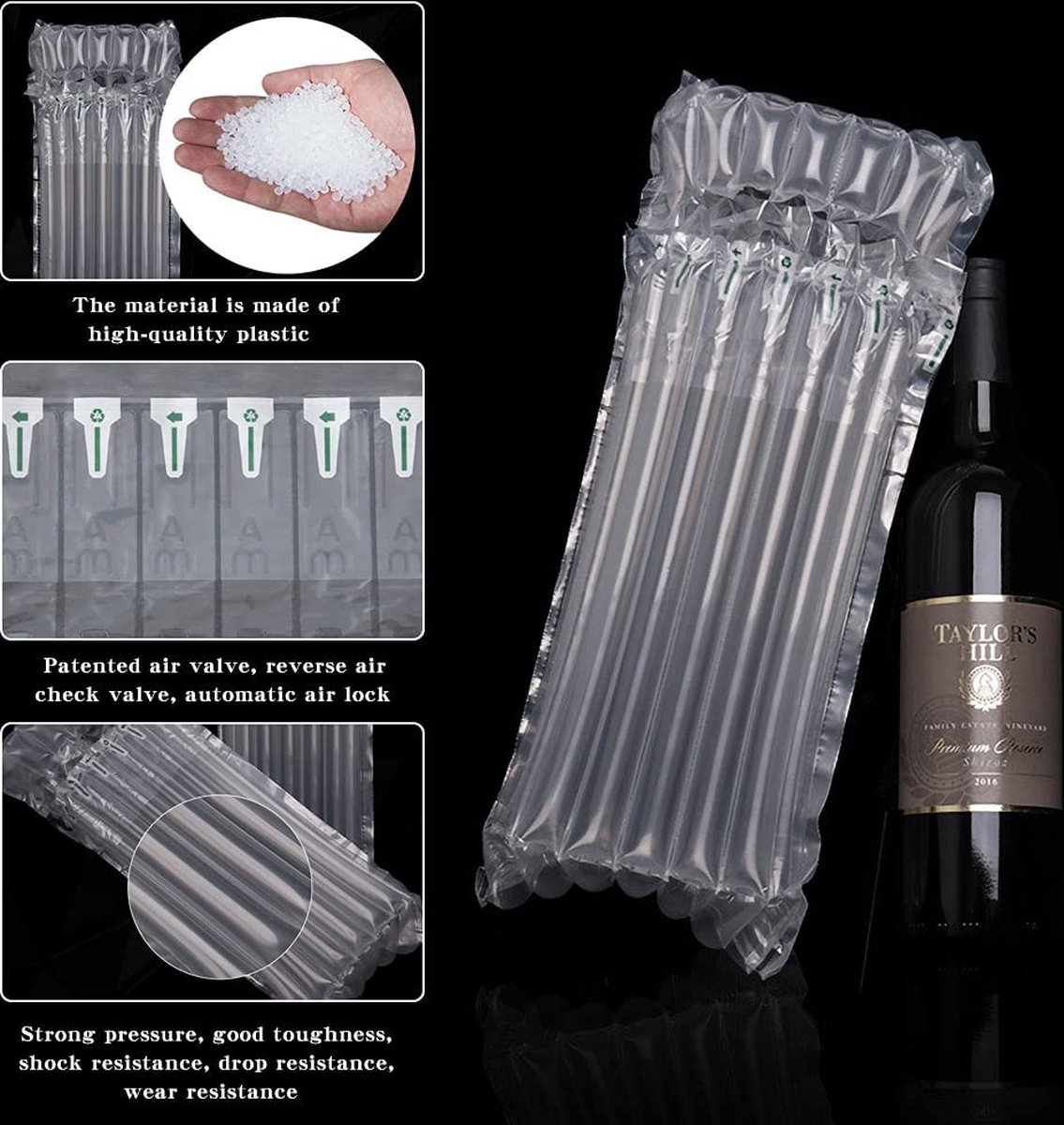Bouteille de vin d'Air Bag Sac gonflable de protection de l