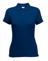 Fruit of the Loom - Dames-Fit Pique Polo - Blauw - S