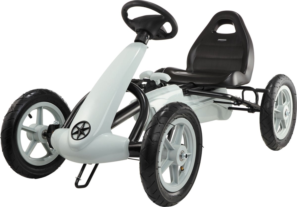 HyperMotion Go Kart pour Enfants à partir de 5 ans, voiture à pédales pour  Garçons et
