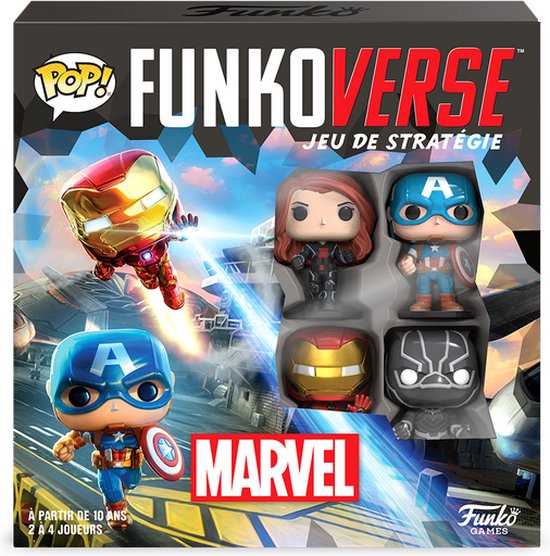 Afbeelding van het spel Funko Pop! Funkoverse Marvel 100 [4-Pack]
