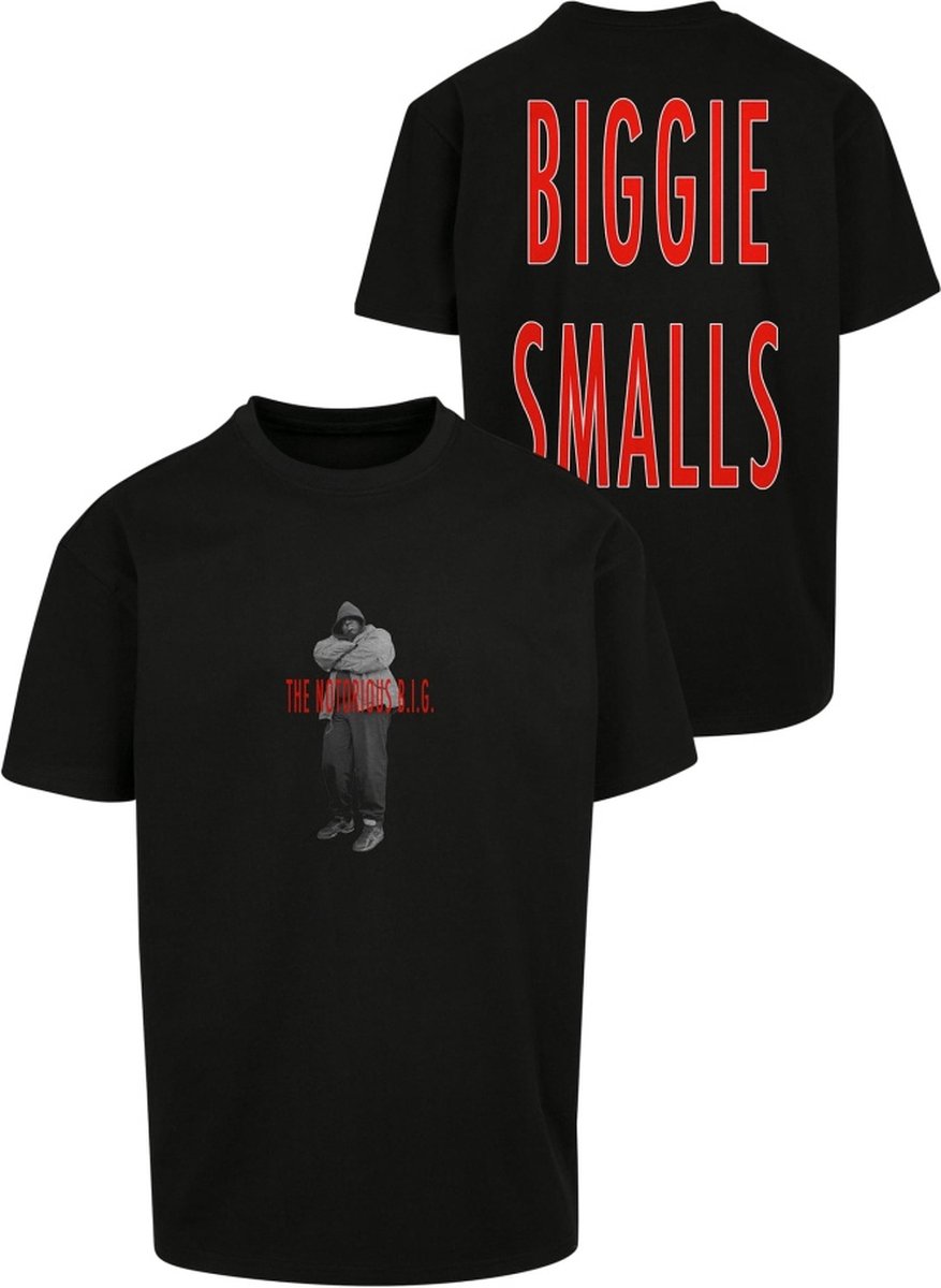 Mister Tee Biggie Smalls Biggie Smalls Heren T-shirt XS Zwart