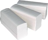 Handdoekpapier Multifold wit 2 lgs verlijmd 20x24 (3750) stuks