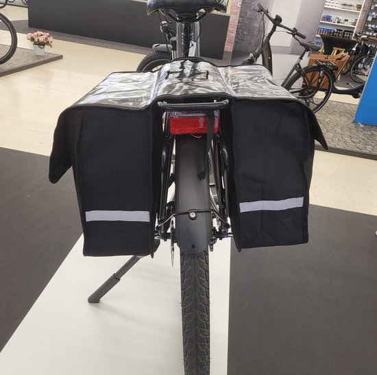 Fietstassen Dubbel 32 Liter Fietstas Elektrische Fiets E-Bike Zwart — afbeelding 5