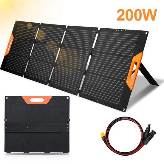 Panneau solaire pliable - 200W - 18V - Panneau solaire - Panneaux solaires  Camper... | bol