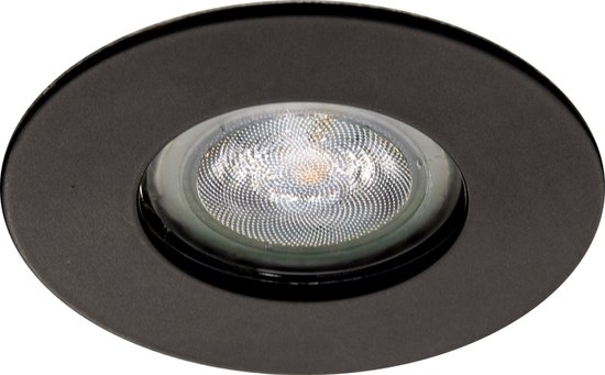 LED Inbouwspot - Zwart - Warm Philips