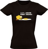Kip en ei reanimatie Dames T-shirt - omelet - kuiken - aed - reanimeren - vogel - fun - grap - grappig