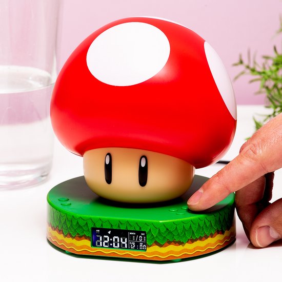 Paladone - Nintendo Super Mario Bros - Super Mushroom Wekker van Paladone — afbeelding 5