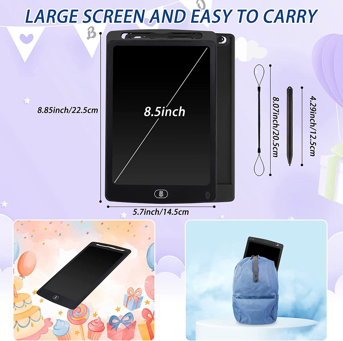 Tablette D'écriture LCD Avec Cartes Flash Parlant, Tablette D