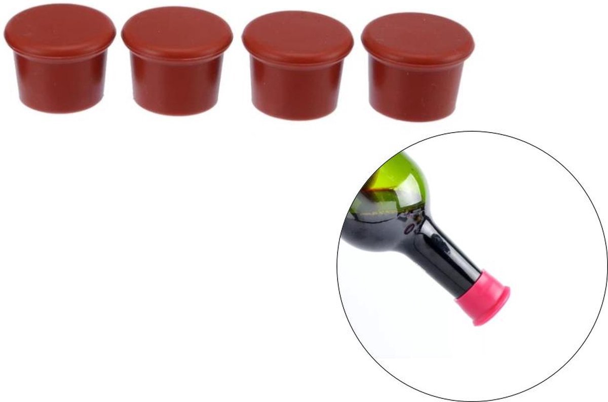 PD® - Rubberen wijndoppen - Festival doppen - Herbruikbare fles doppen
