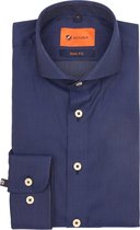 Suitable - Overhemd Point Navy - Heren - Maat 40 - Slim-fit