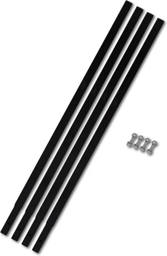 vidaXL - Grondboor - met - handvat - 150 - mm - en - verlengstukken - 5 - m - staal — afbeelding 3