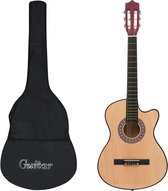 Bol.com vidaXL 12-delige Gitaarset cutaway met 6 snaren western akoestisch 38" aanbieding
