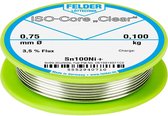 Felder LAttechnik ISOCore Clear Sn100Ni+ Soldeertin Spoel Sn