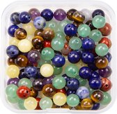 Kralenmix - Natuursteen Kralen (6 mm) Mixed Stones (100 stuks)